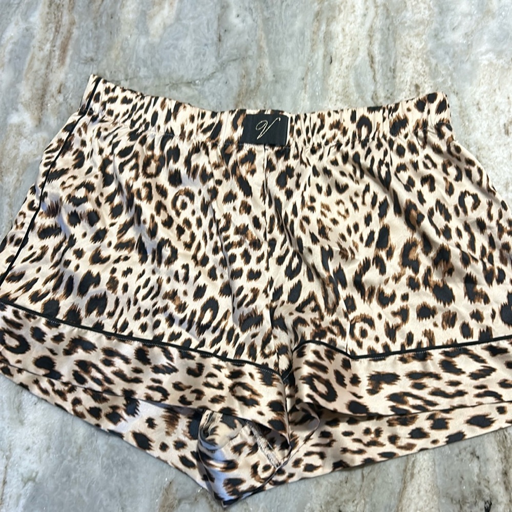 Victoria secret silk pajama shorts size medium